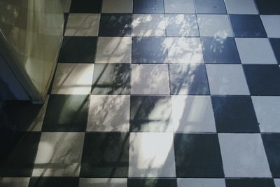 Full frame shot of tiled floor