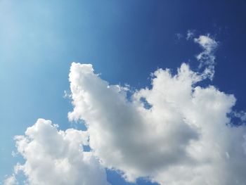 Low angle view of clouds in sky