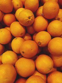 Full frame shot of oranges