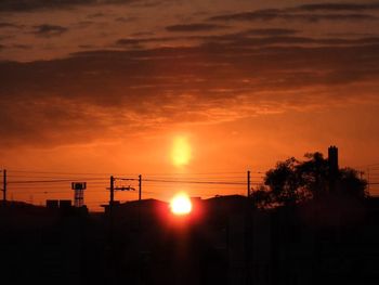 Scenic view of sunset