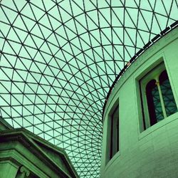 Low angle view of ceiling