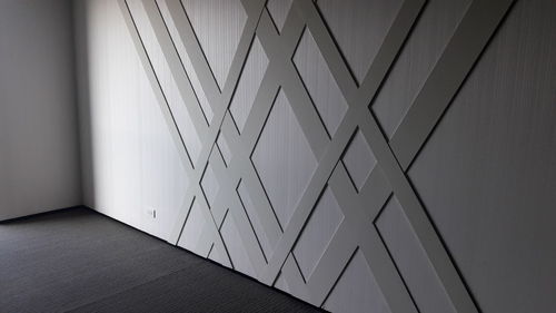 Close-up of open door of house