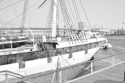 Sailboats in harbor