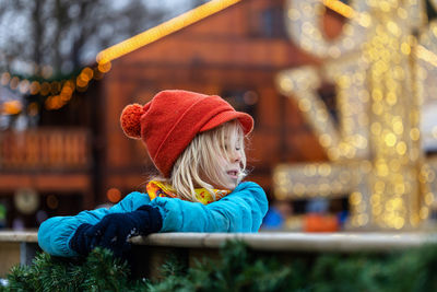 Child resting while skating