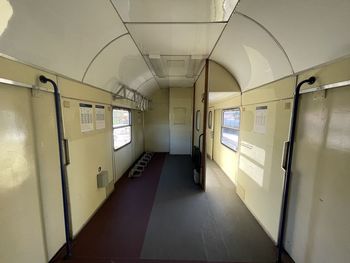 Empty corridor of building