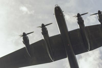 Low angle view of cloudy sky