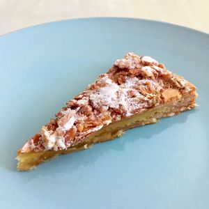 Close-up of cake slice in plate