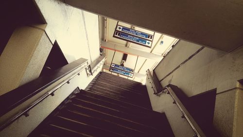 Low angle view of staircase