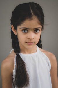Portrait of a beautiful young woman