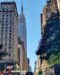 Buildings in city