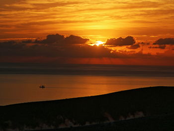 Sea at sunset