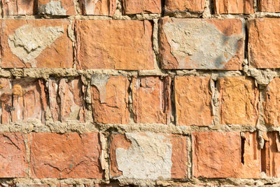 Full frame shot of brick wall