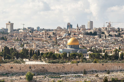 View of buildings in city