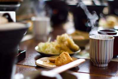 Close-up of food in plate