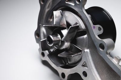 Close-up of machine part
