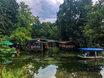 Scenic view of river against sky