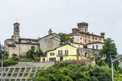 The center of barolo with historical buildings
