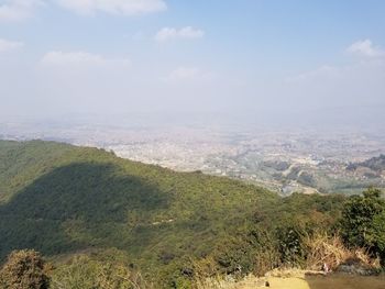 Scenic view of landscape against sky