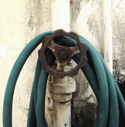 Close-up of rusty pipe