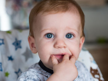 Portrait of cute baby boy