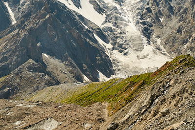 Scenic view of snowcapped mountains