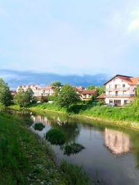 View of residential buildings with waterfront