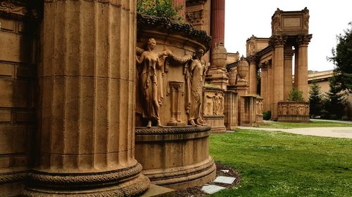 Statue of historic building