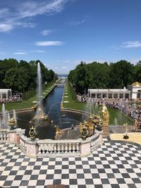 Fountain in park