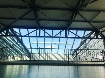 Low angle view of bridge against sky