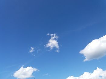 Low angle view of clouds in sky