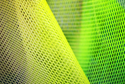 Full frame shot of green netting