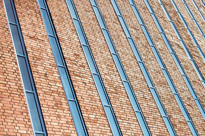 Multistorey building. rhythm in photography. multi-storey facade, windows and block of flats, close 