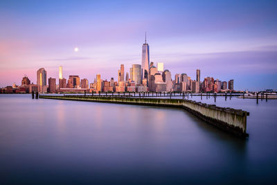 View of city at waterfront