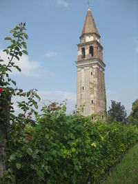 Low angle view of a tower