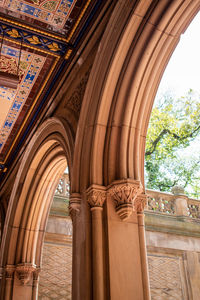 Low angle view of historical building