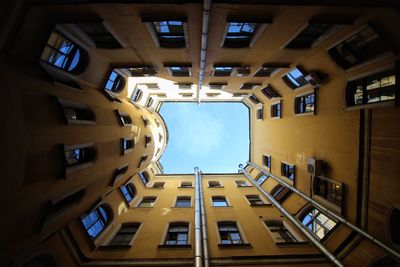 Low angle view of building against sky