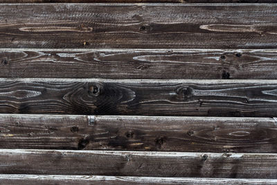 Full frame shot of weathered wooden fence