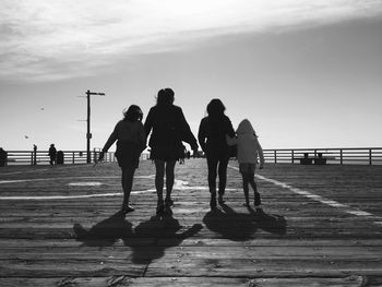 People standing on landscape