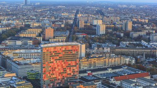 Aerial view of city