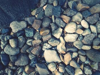 Full frame shot of stones