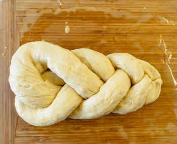 Close-up of bread on table