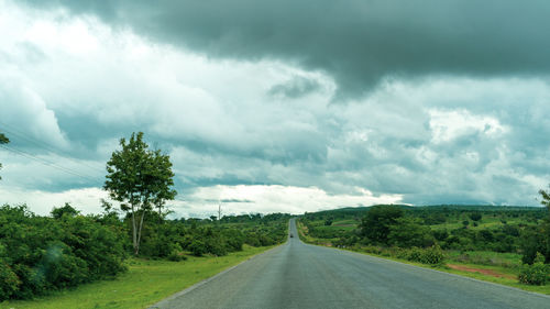 Landscape of african highway