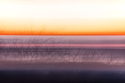 Scenic view of sky during sunset