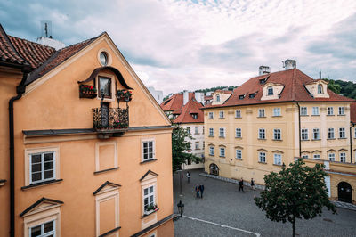 Buildings in town prague old town