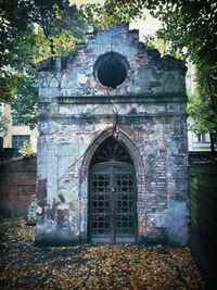 Facade of old building