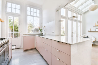 Interior of bathroom