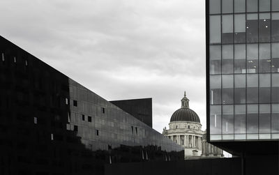 Low angle view of building against sky
