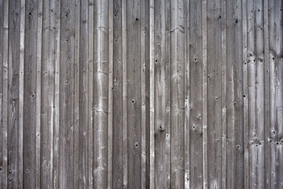 Full frame of wooden wall