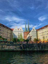 River with buildings in background