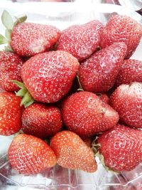 Close-up of strawberries